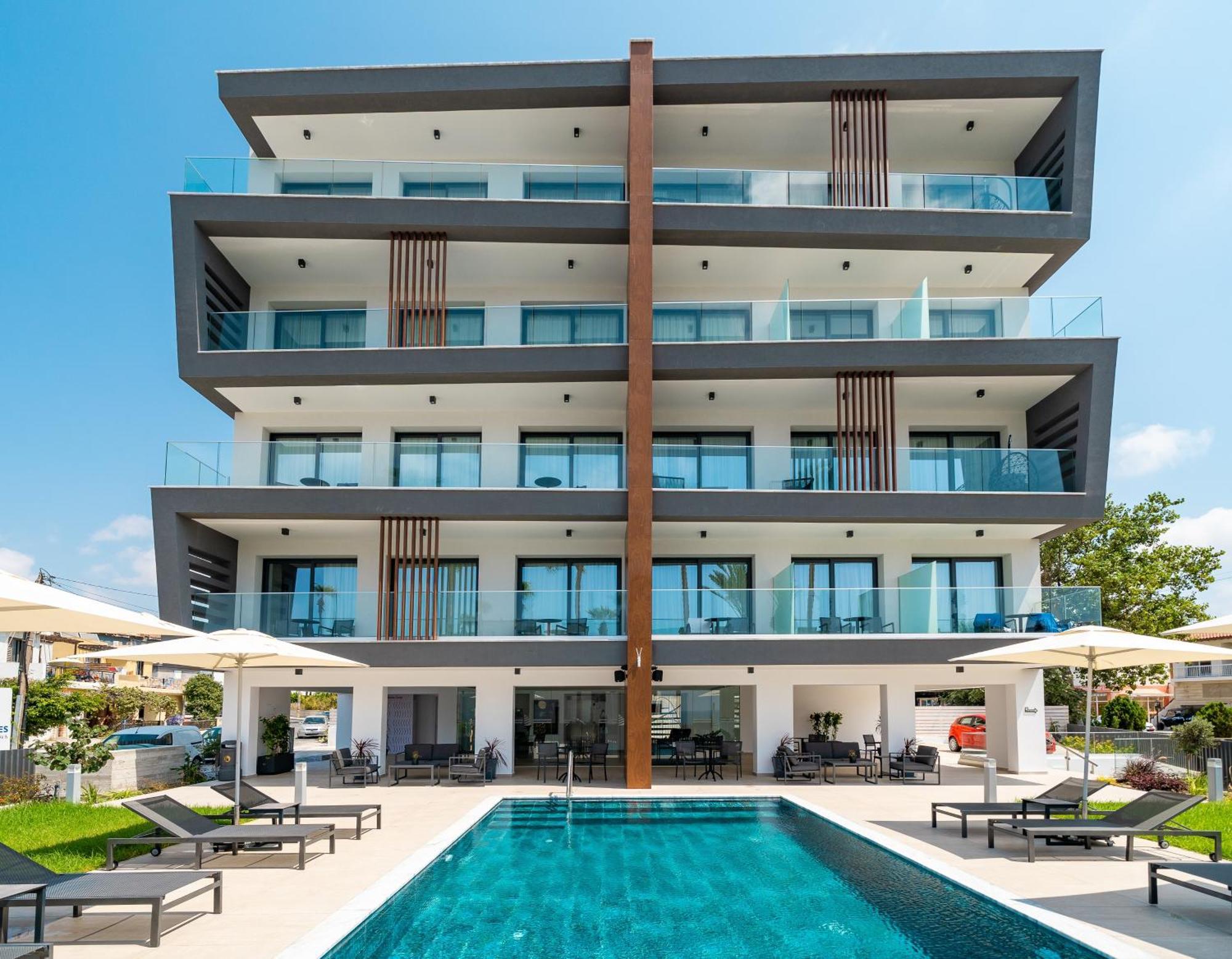 Waterside Sea View Apartments Paphos Exterior photo